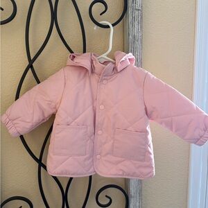 H&M Pink Quilted Infants Jacket.